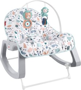 lot 5389 image: Fisher-Price - Infant-to-Toddler Rocker - Gray