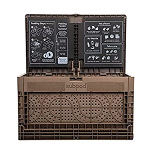 lot 8062 image: SUBPOD Compost Bin Outdoor. in-Garden, Composting System & Worm Farm, with Dual Chamber Design. (Worms NOT Included) (B08V8S8L95)