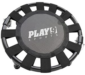 lot 8070 image: Play 9 Sports  Plyo Ball Mini-Trampoline  Recovery Baseball Rebounder Trampoline wCarry Bag