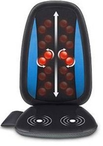 lot 8071 image: Comfier Shiatsu Back Massager with Heat -Deep Tissue Kneading Massage Seat Cushion, Massage Chair Pad for Full Back, Electric Body Massager for Home or Office Chair use