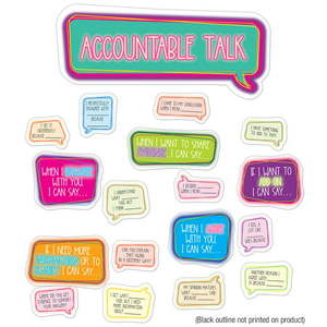 lot 8073 image: Carson Dellosa Education Accountable Talk 31 pieces