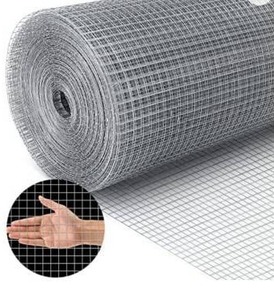 lot 8103 image: 23 Gauge Hardware Cloth, 14 inch 48inch�100ft Chicken Wire Fence, Galvanized Welded Cage Wire Mesh Roll Supports Poultry Netting Cage Fence