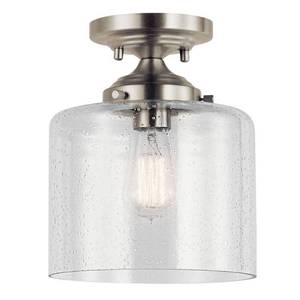 lot 8121 image: Kichler Winslow 44033 Semi Flush Light