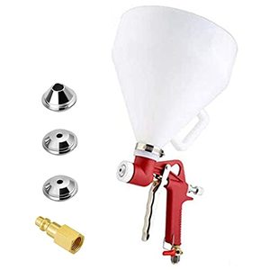 lot 8122 image: Joywayus Drywall Painting Sprayer Air Hopper Spray Gun with 4.0mm6.0mm8.0mm Nozzle Paint Texture , White, 1.58 Gallon (6 L) Straight