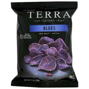 lot 8147 image: (20)TERRA, BLUES POTATO CHIPS, SEA SALT