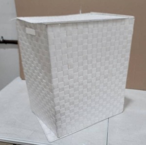 lot 5412 image: White Laundry Hamper 24x12x18