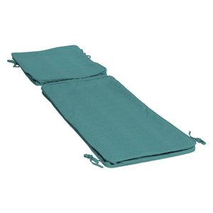 lot 5423 image: Arden Selections ProFoam 72 x 21 in Outdoor Chaise Cushion Surf Teal