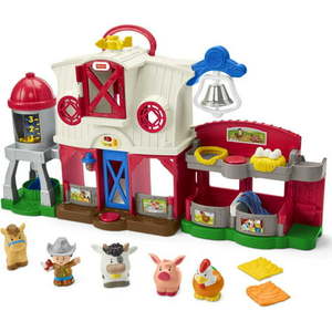 lot 5452 image: Fisher-Price Little People Farm Toy Toddler Playset with Smart Stages Learning Content