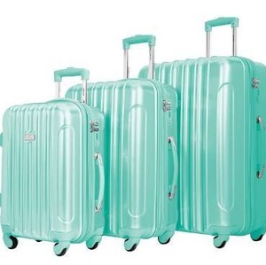 lot 5472 image: kensie Womens Alma Hardside Spinner Luggage, Opal, 3 Piece Set (202428)