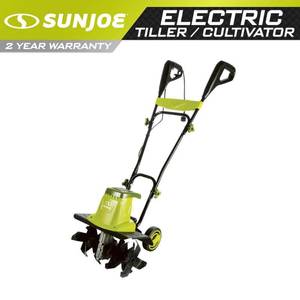 lot 5522 image: Sun Joe TJ604E Electric Garden TillerCultivator 16-Inch 13.5 Amp