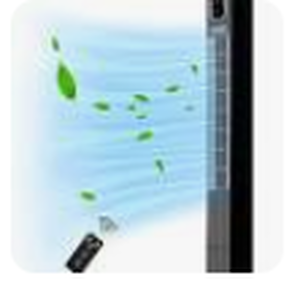 lot 8157 image: Black tower fan model JTF-10-RL