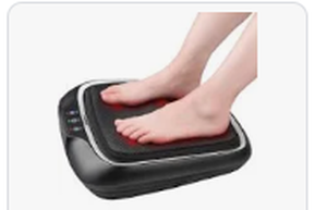 lot 8160 image: Electric Foot Massager with Heat and Remote