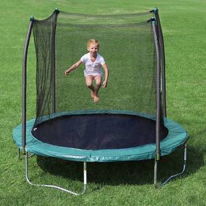 lot 1122 image: Skywalker Trampolines 8 Round Trampoline with Enclosure