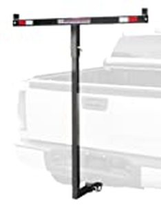 lot 1130 image: Tricam SLE-1 2 in 1 E-Z Hitch-Mounted Load Extender, 350-Pound Capacity, Black Finish