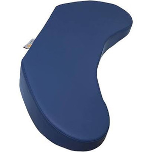 lot 1172 image: Bedsore Rescue Contoured Elevated Wedge Support Foam Pillow, Blue