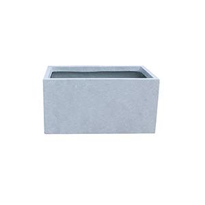 lot 4 image: Kante RF0104A-C60611 Lightweight Concrete Modern Long Low Outdoor, Small Planter, 23 x 12 x 12, Slate Gray