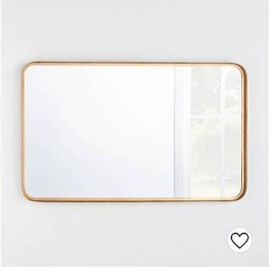 lot 22 image: 24 x 36 Rectangular Decorative Mirror with Rounded Corners - Threshold�� designed with Studio McGee