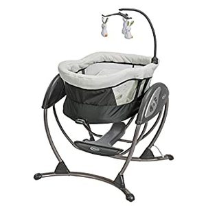lot 28 image: Graco DuoGlider Gliding Baby Swing, Rascal