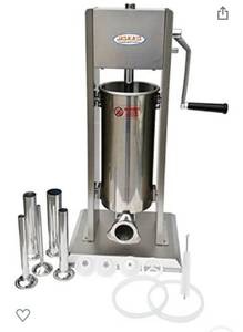 lot 101 image: HAKKA BROTHERS 2 in 1 Sausage Stuffer Machines, 7LB3L, Sliver