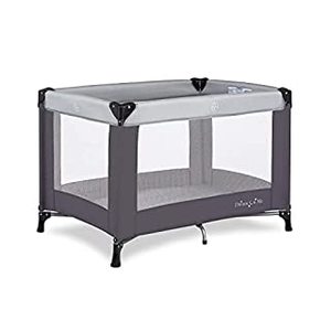 lot 116 image: Dream On Me Nest Portable Play Yard With Carry Bag And Shoulder Strap, Grey (B081HS3TMF)
