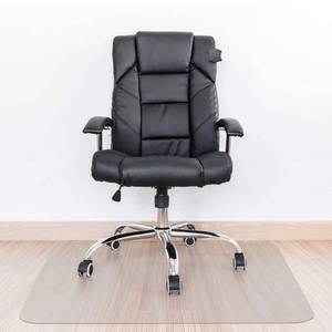 lot 132 image: Kuyal Clear Chair Mat, Hard Floor Use, 48 X 59 Transparent Office Home Floor Protector mat Chairmats (48 X 59 Rectangle)