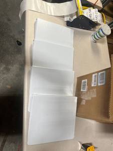 lot 141 image: Cardinal Economy 3 Ring Binder, 1 Inch, Presentation View, White, Holds 225 Sheets, Nonstick, PVC Free, 4 Pack of Binders (79510)
