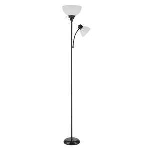 lot 147 image: Globe Electric Delilah 72 in. Matte Black Color Torchiere Floor Lamp