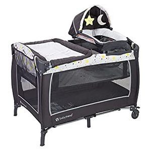 lot 171 image: Baby Trend Lil Snooze Deluxe II Nursery Center - Twinkle Twinkle Little Moon