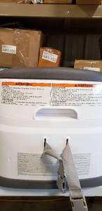 lot 179 image: Ingenuity Infant-to-Toddler SmartClean ChairMate High Chair Booster Seat - Slate , 22.25x21.25x24 Inch