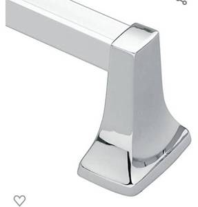 lot 189 image: Moen 2224 Contemporary 24-Inch Towel Bar, 24 Inch, Chrome  no hardwear