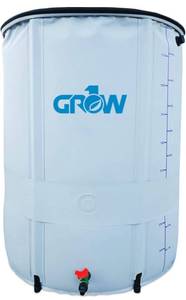 lot 191 image: GROW1 Collapsible Reservoir Water Tank 200 Gallon Water Storage Barrel Container Portable for Garden Plants Gardening Greenhouse