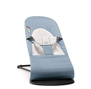 lot 196 image: BABYBJRN Bouncer Balance Soft, CottonJersey, BlueGray