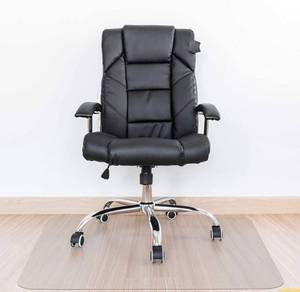 lot 205 image: Kuyal Clear Chair Mat, Hard Floor Use, 48 x 36 Transparent Office Home Floor Protector mat Chairmats ( 48 x 36 Rectangle)