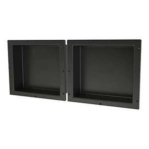 lot 233 image: Tile Redi USA RNDH1614S-14 Shower Niche, 14 H X 32 W, Black qty 2 pieces