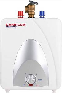 lot 241 image: amplux Electric Water Heater 1.3 Gallon, Hot Water Heater
