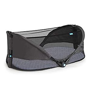 lot 276 image: Munchkin Brica Fold N Go Travel Bassinet, Grey