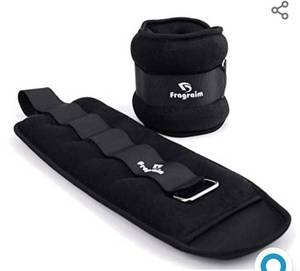 lot 314 image: Fragraim Ankle Weights, Wrist Leg Arm Weights for Women, Kids and Men, Comfortable and Soft, Pretty Sturdy, Perfect for Dancing, Running, Walking, Fitness, Workout