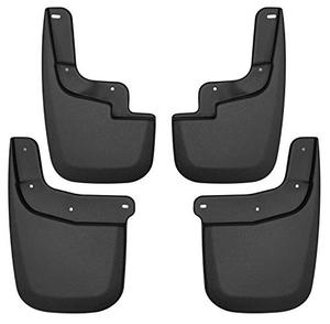lot 324 image: Husky Liners Mud Guards  Front and Rear Mud Guards - Black  58236  Fits 2015-2021 Chevrolet Colorado, 2015-2022 GMC Canyon wo Flares or Cladding 4 Pcs