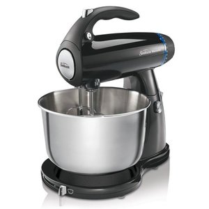 lot 336 image: Sunbeam 2594 350-Watt MixMaster Stand Mixer with Dough Hooks and Beaters Black