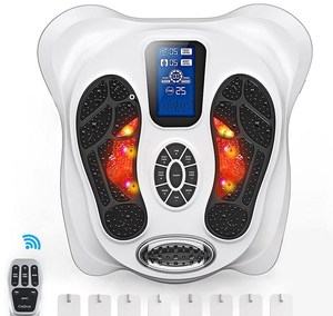 lot 146 image: Creliver Foot Circulation Plus EMS & TENS Foot Nerve Muscle Massager - Electric Foot Stimulator Improves Circulation, Feet Legs Circulation Machine Relieves Body Pains, Neuropathy & Plantar Fasciitis