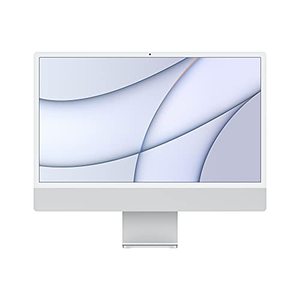 lot 30000 image: &nbsp2021 Apple iMac (24-inch, Apple M1 chip with 8core CPU and 8core GPU, 8GB RAM, 256GB) - Silver&nbsp