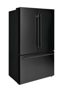 lot 34207 image: Criterion 21.1 cu. ft. Black French Door Refrigerator