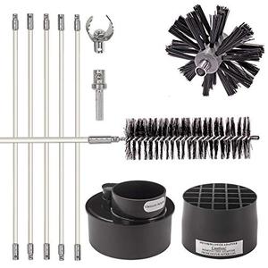 lot 48545 image: Eastman 60768 Lint Wizard Large Duct Dryer Vent Cleaning Kit