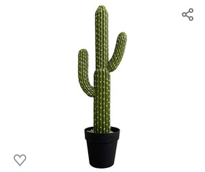lot 48588 image: Momoplant Artificial Cactus Succulent Plant, 24 Inch