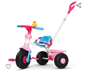 lot 48590 image: Kriddo 2 in 1 Kids Tricycle, Pink