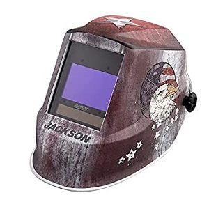 lot 48591 image: Jackson Safety Welding Helmet, Freedom Graphics, Variable Shade