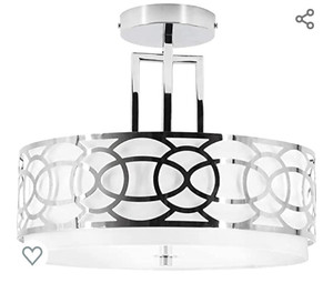 lot 48594 image: Runtop Semi Flush Mount Ceiling Light