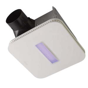 lot 48653 image: Broan NuTone Surfaceshield Anti-Bacterial 110 CFM 1.0 Sone Roomside Fan