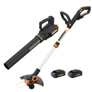 lot 48655 image: Worx Max Cordless Trimmer and Blower