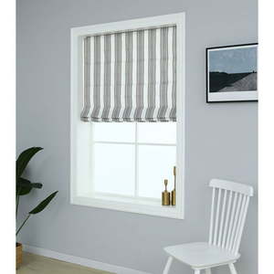 lot 48661 image: Everyday Celebration Yarn Dyed Roman Shades Blind Vertical Stripe Room Darkening Window Shade